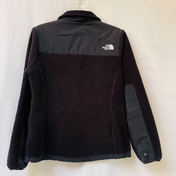 The North Face Denali Jacket Womens Medium Black Polartec Recycled Outdoor Soft - Picture 5 of 12